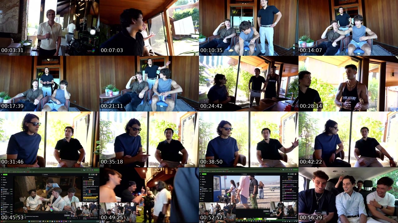 Contact-sheet preview of clavicular's Kick recording