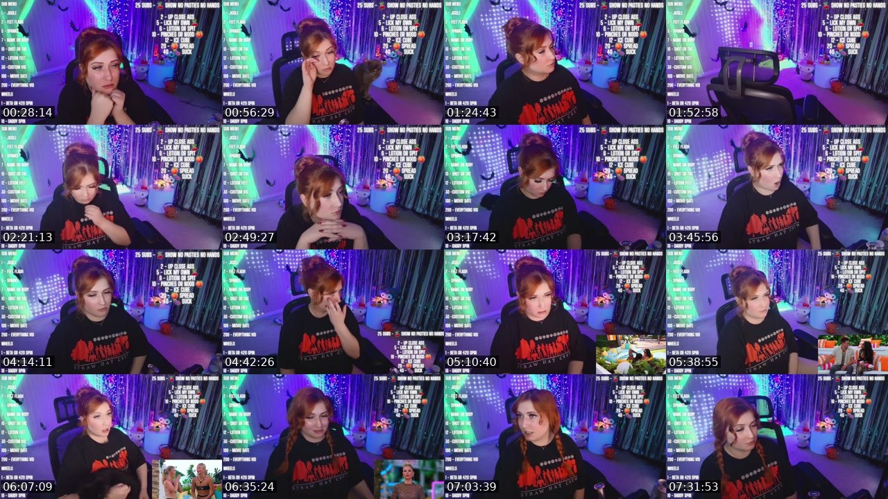 Contact-sheet preview of PeachyJade's Kick recording