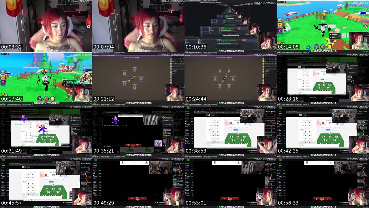 Contact-sheet preview of PauChikita's Kick recording