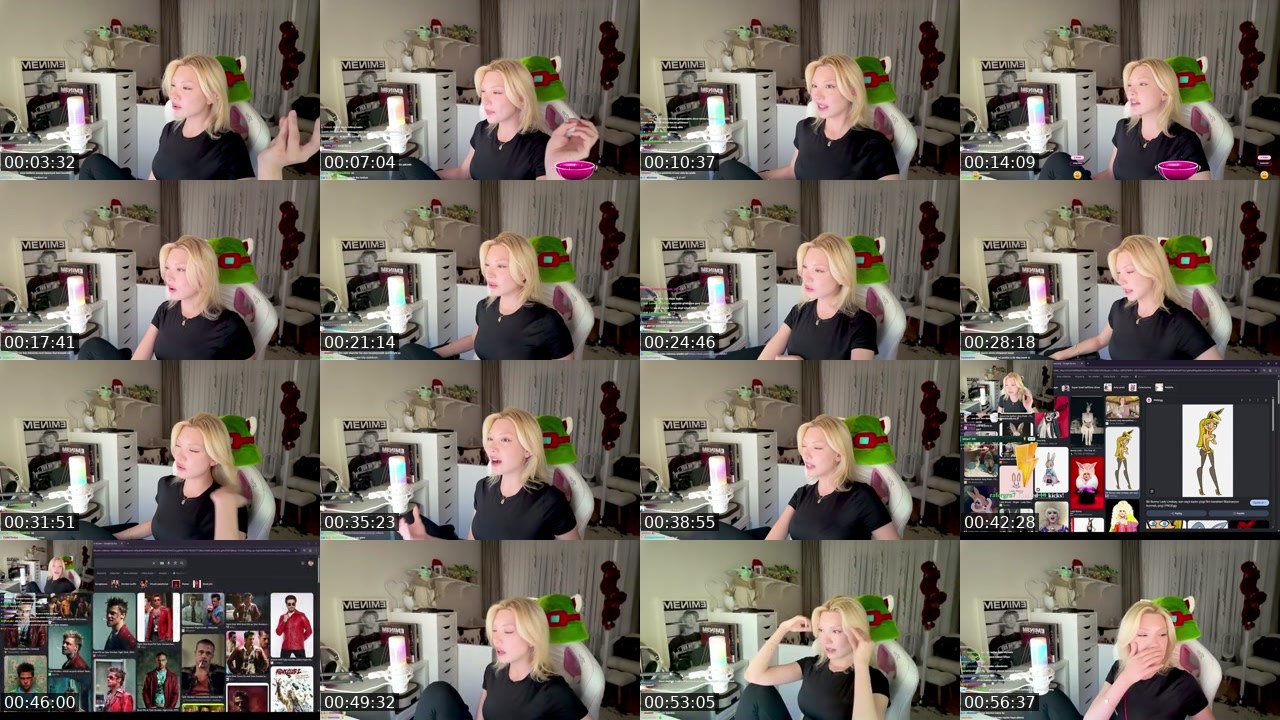 Contact-sheet preview of Rellaria's Kick recording
