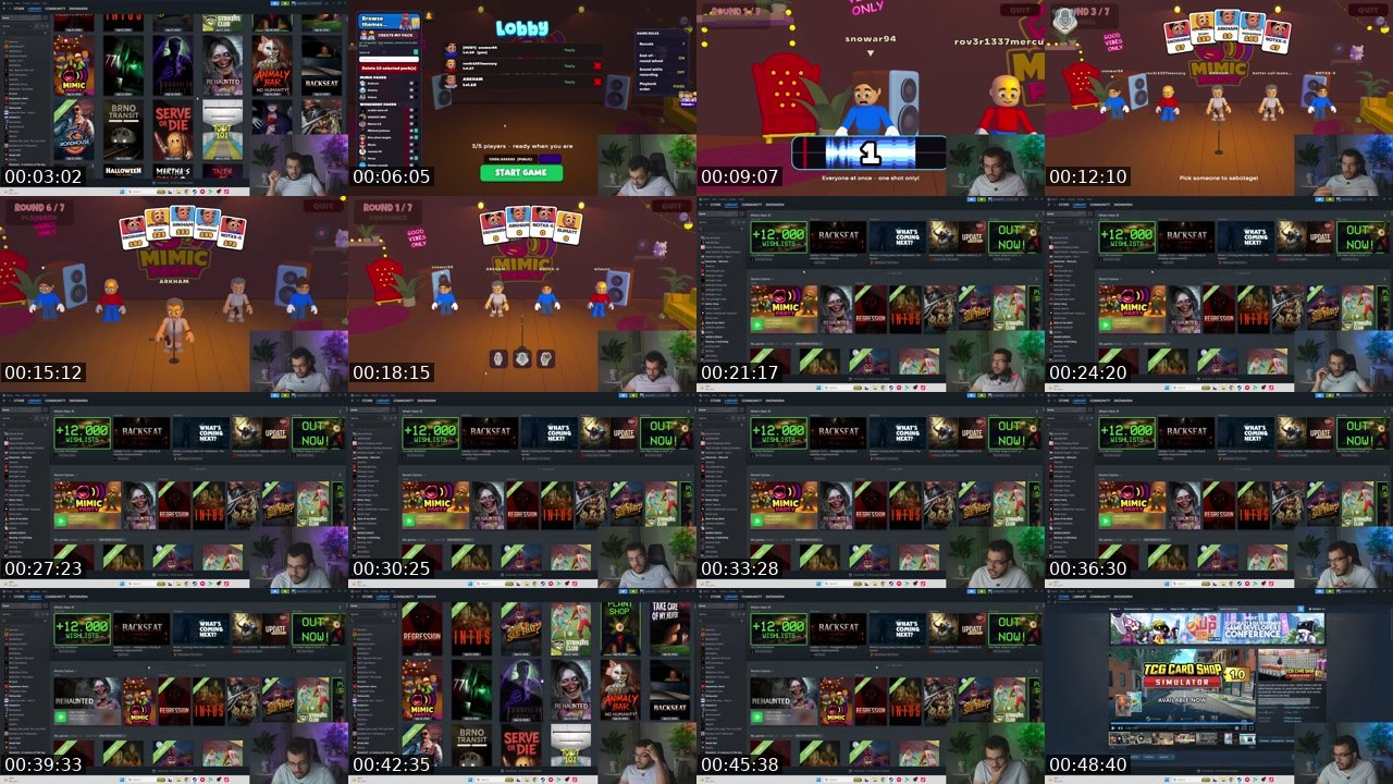 Contact-sheet preview of snowar12's Kick recording