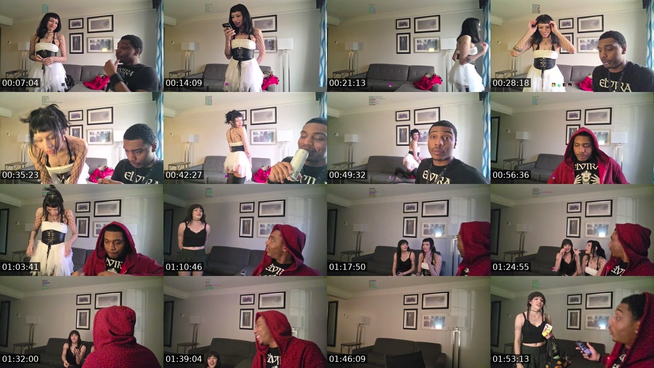 Contact-sheet preview of SheLuvsBats's Kick recording