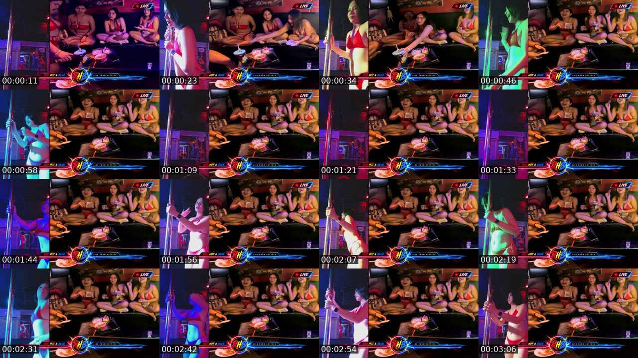 Contact-sheet preview of RedHotAndBlueAgogoPattaya's Kick recording