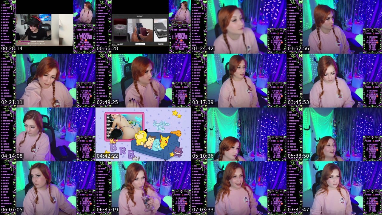 Contact-sheet preview of PeachyJade's Kick recording