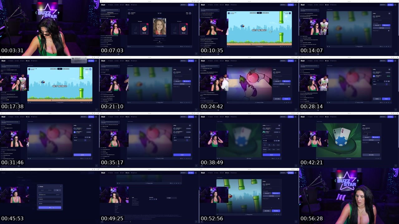 Contact-sheet preview of jeanemarie's Kick recording