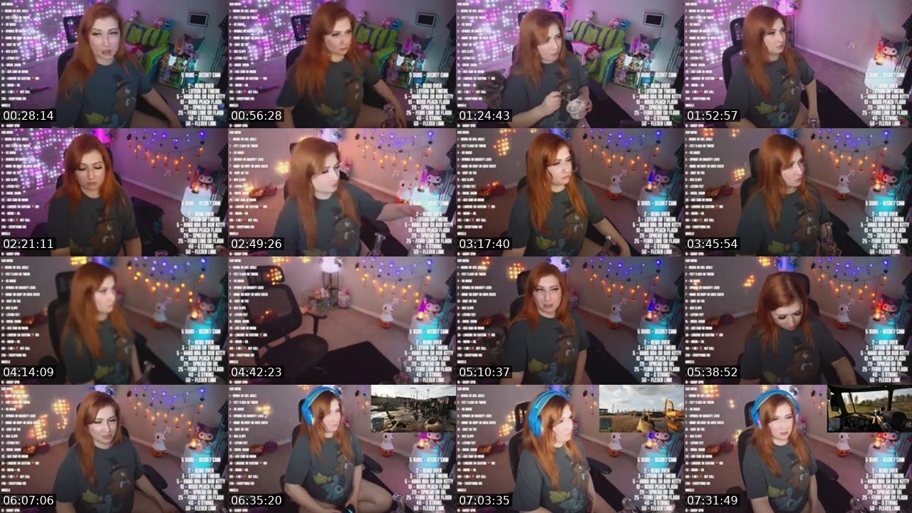 Contact-sheet preview of PeachyJade's Kick recording