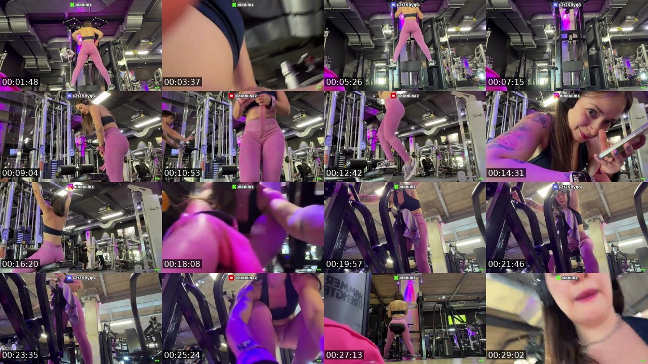 Contact-sheet preview of diddlina's Kick recording