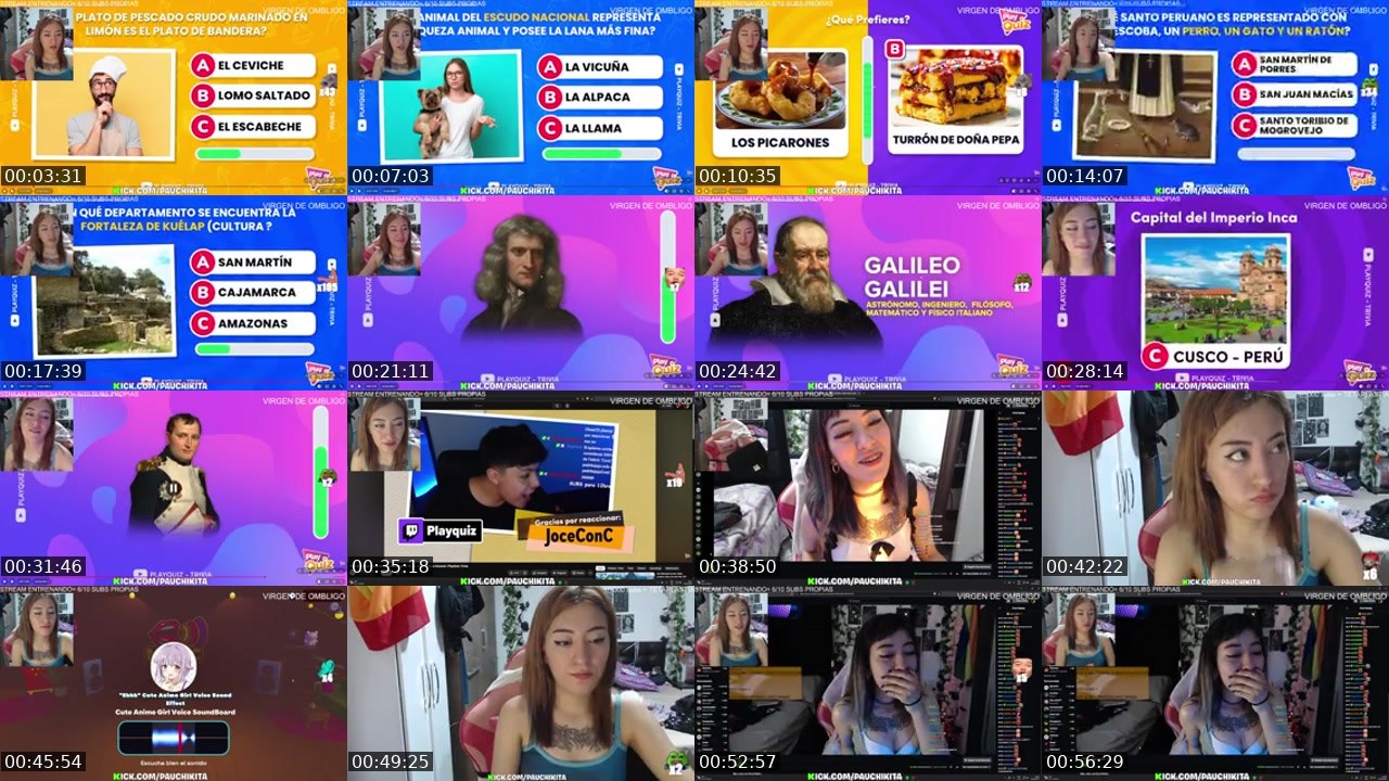 Contact-sheet preview of PauChikita's Kick recording