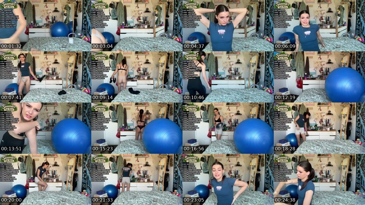 Contact-sheet preview of Savannah_rayne's Kick recording