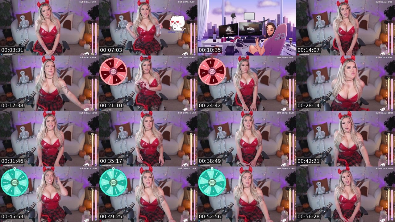 Contact-sheet preview of sweetheart's Kick recording