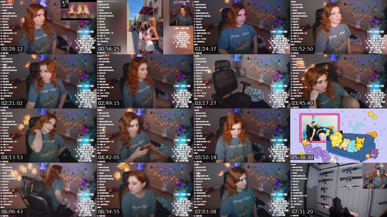 Contact-sheet preview of PeachyJade's Kick recording