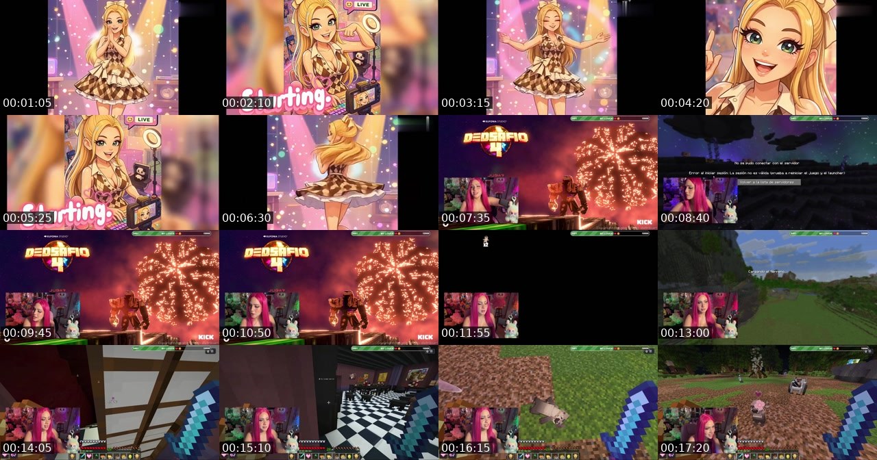 Contact-sheet preview of ItsPennyGG's Kick recording