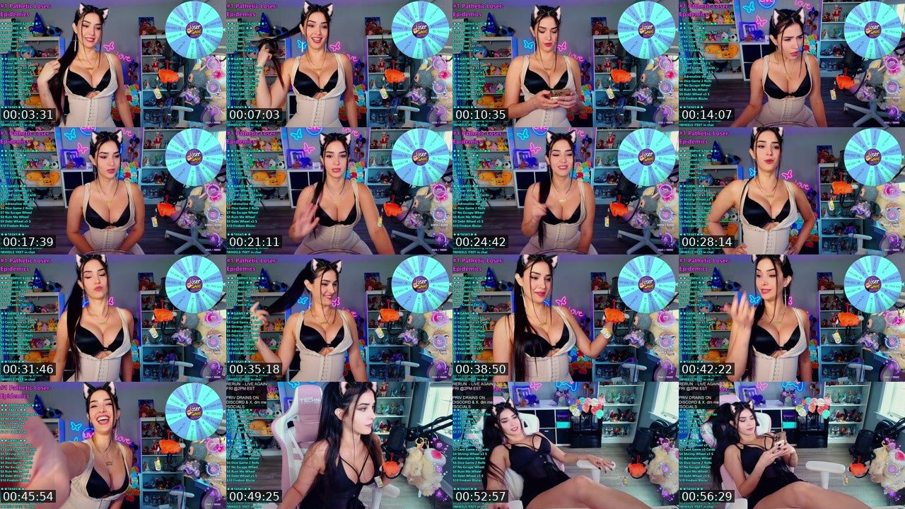 Contact-sheet preview of CinCinBear's Kick recording