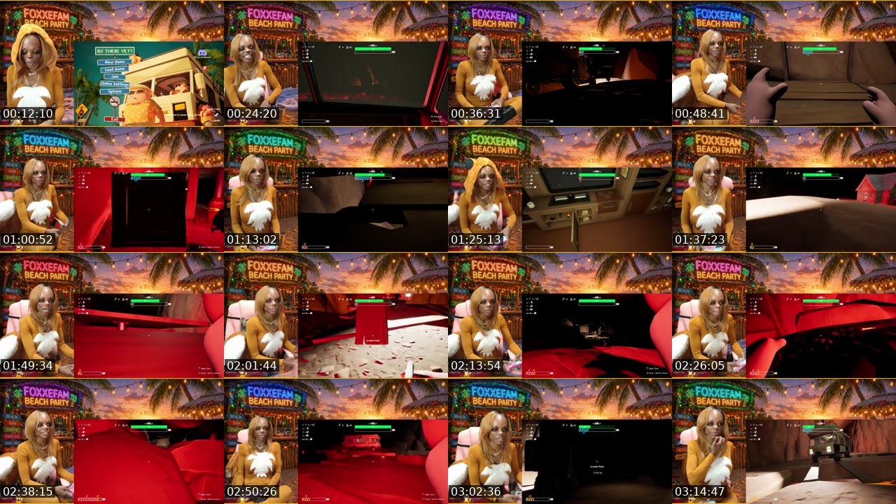 Contact-sheet preview of TeiganFoxxe's Kick recording