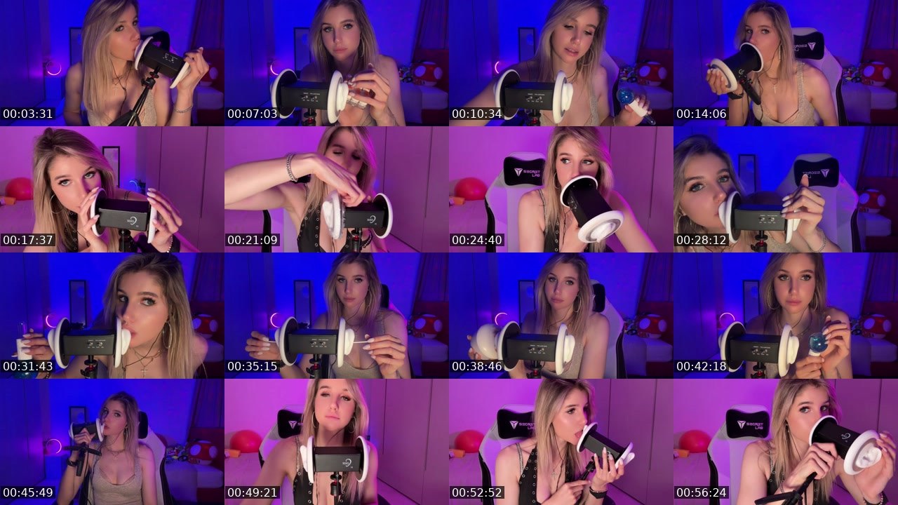 Contact-sheet preview of alinaaxblonde's Kick recording