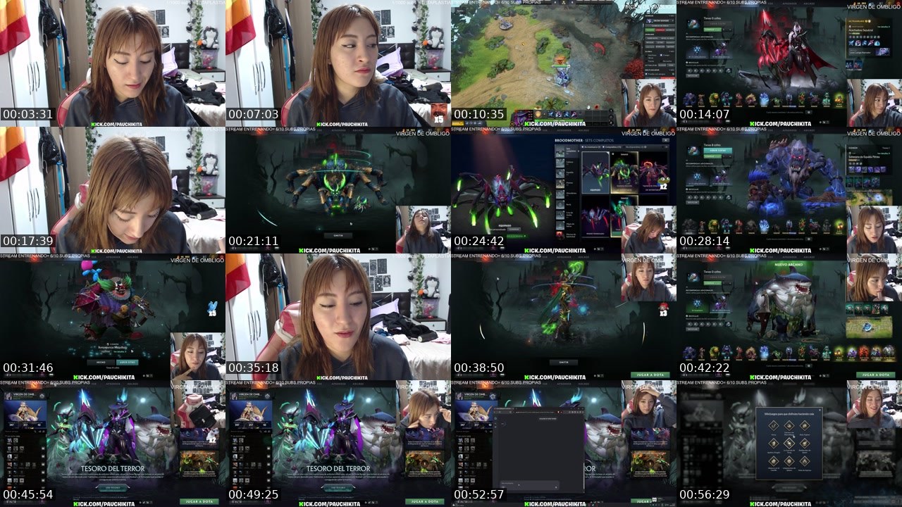 Contact-sheet preview of PauChikita's Kick recording