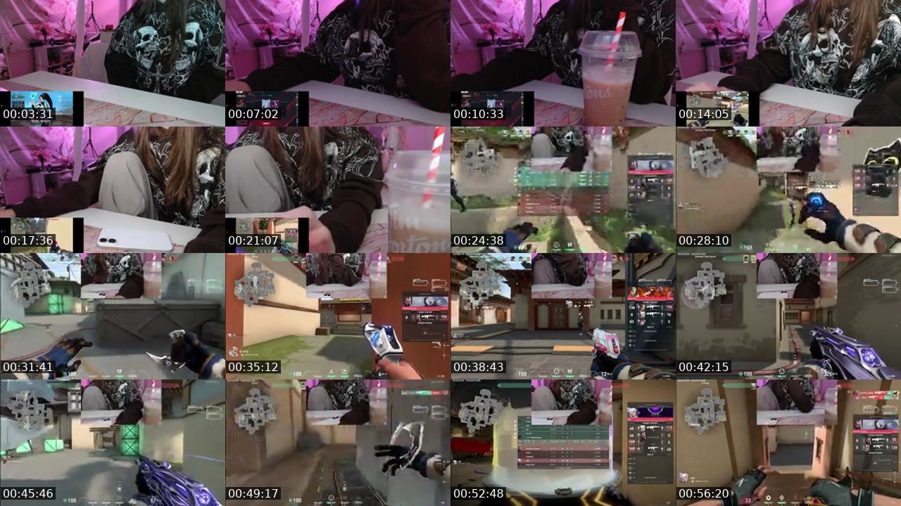 Contact-sheet preview of badibunni's Kick recording