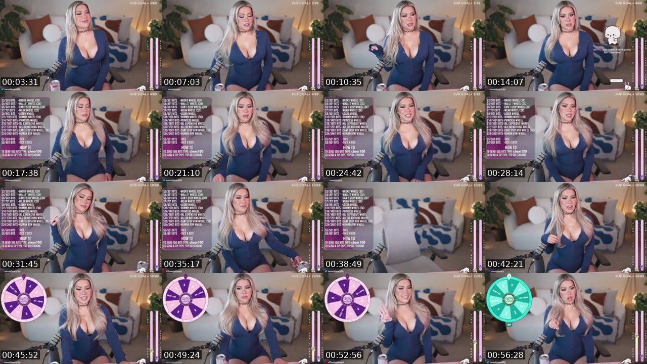 Contact-sheet preview of sweetheart's Kick recording