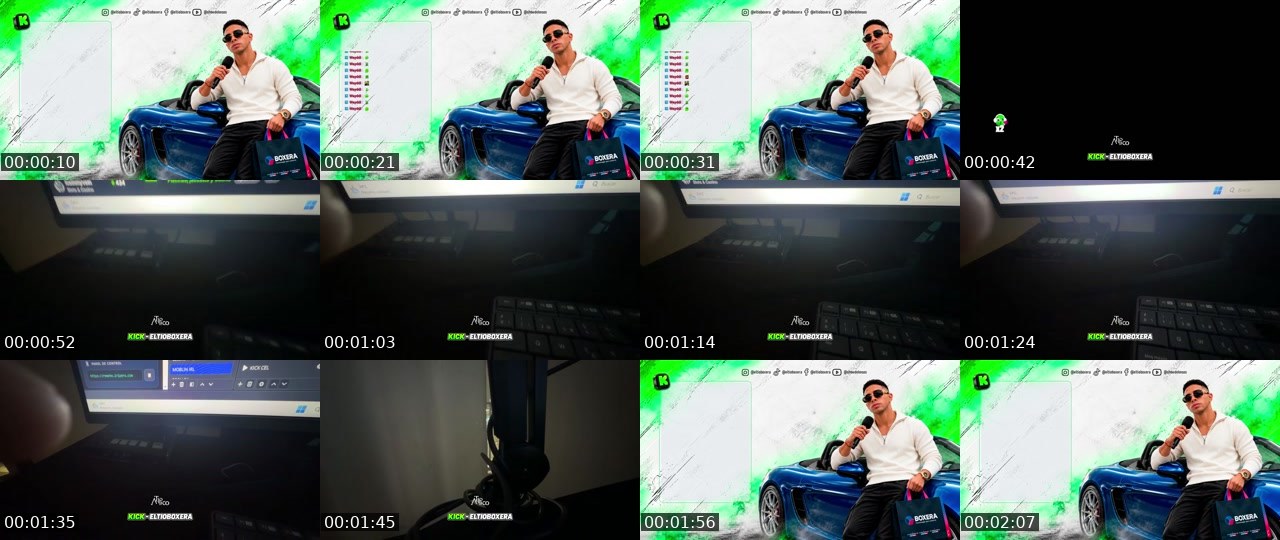 Contact-sheet preview of eltioboxera's Kick recording