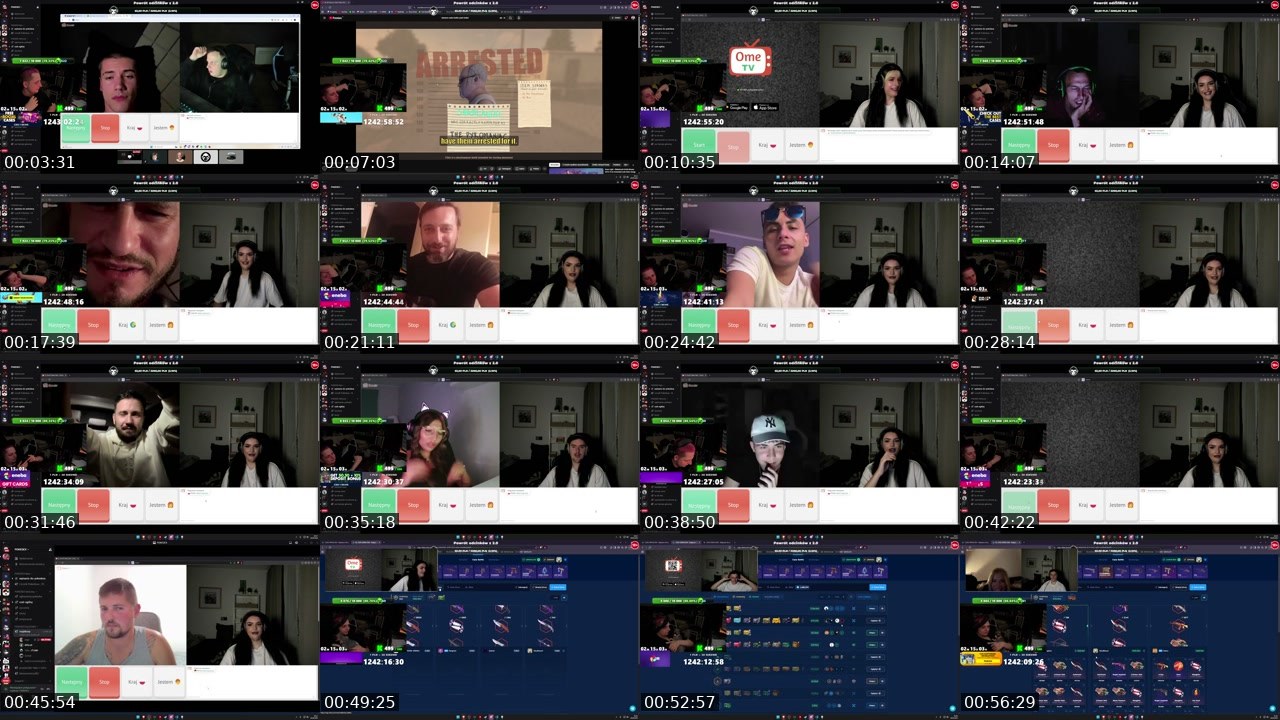 Contact-sheet preview of takuu's Kick recording