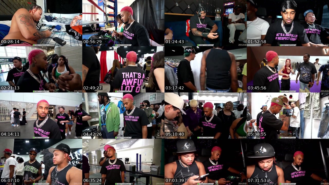 Contact-sheet preview of DeenTheGreat's Kick recording