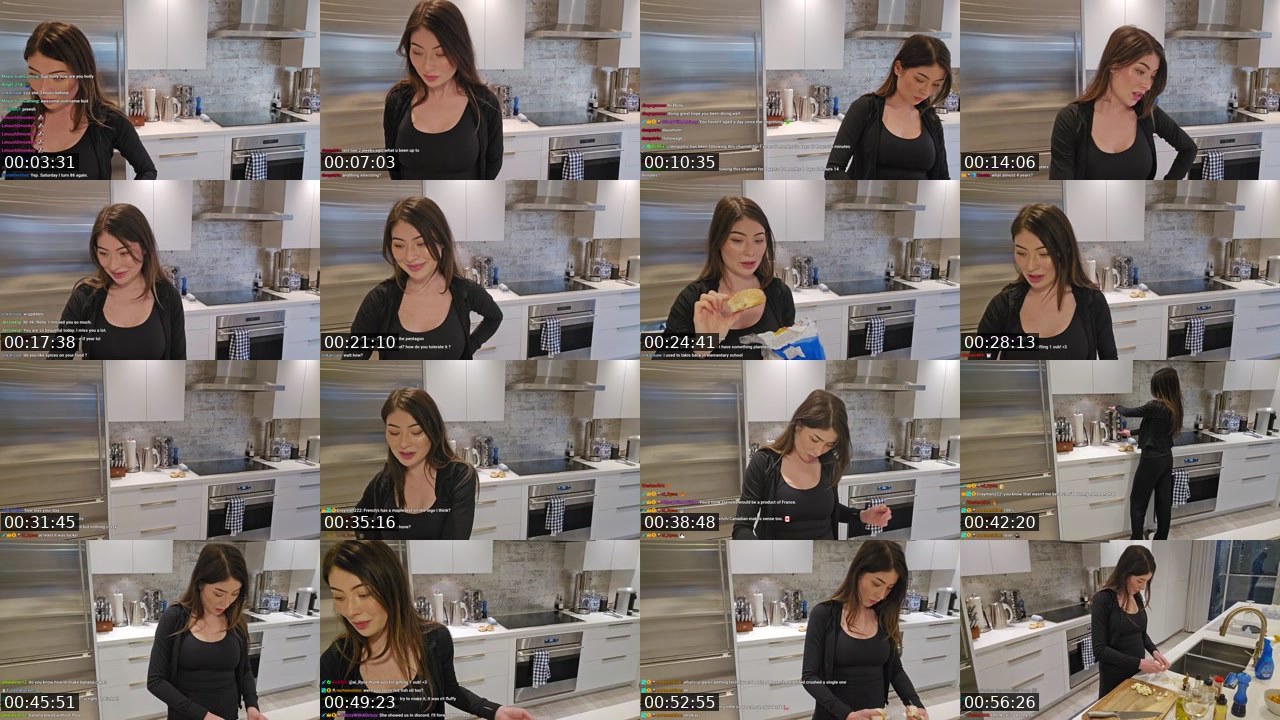 Contact-sheet preview of iHolly's Kick recording