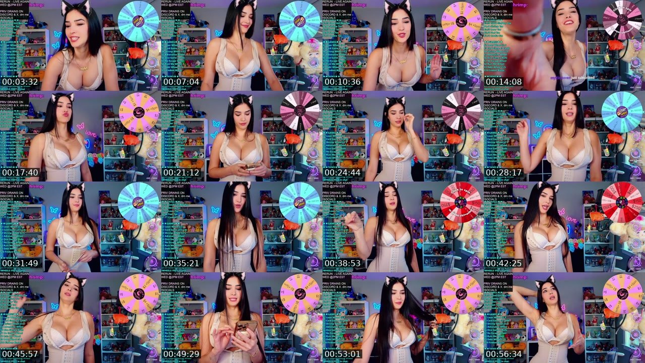 Contact-sheet preview of CinCinBear's Kick recording