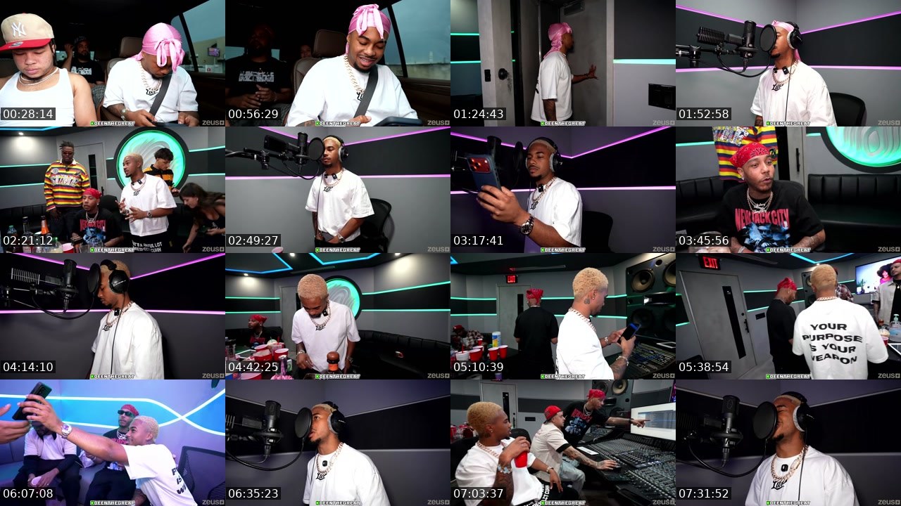 Contact-sheet preview of DeenTheGreat's Kick recording