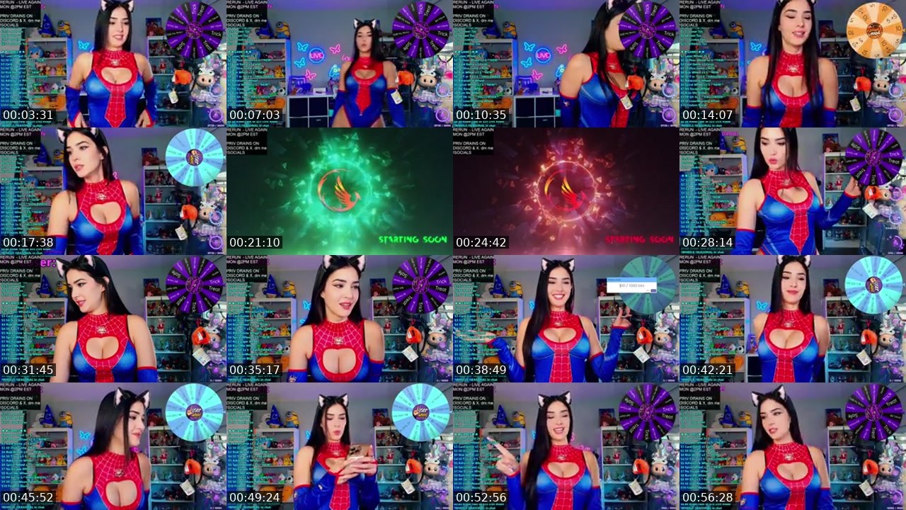 Contact-sheet preview of CinCinBear's Kick recording