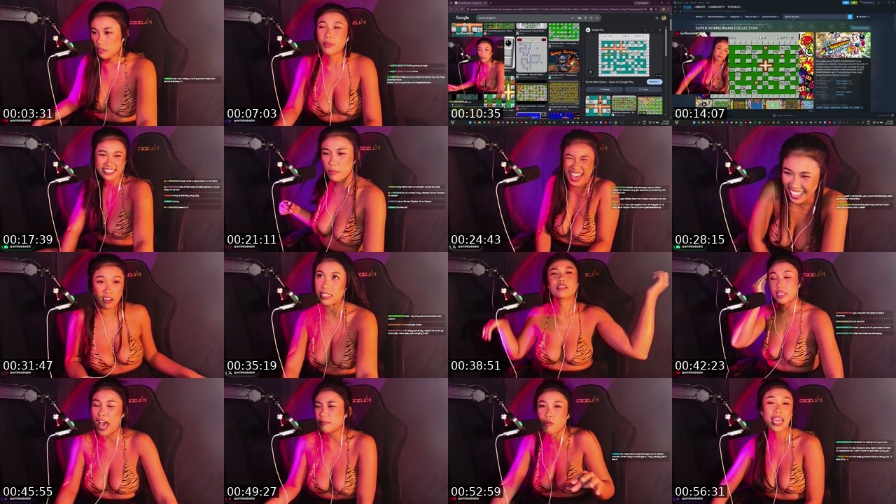 Contact-sheet preview of Gailbeababe's Kick recording