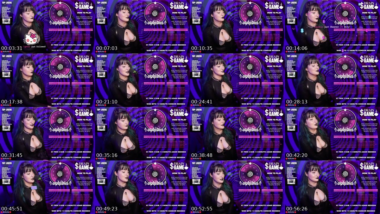 Contact-sheet preview of ophidiavenom's Kick recording