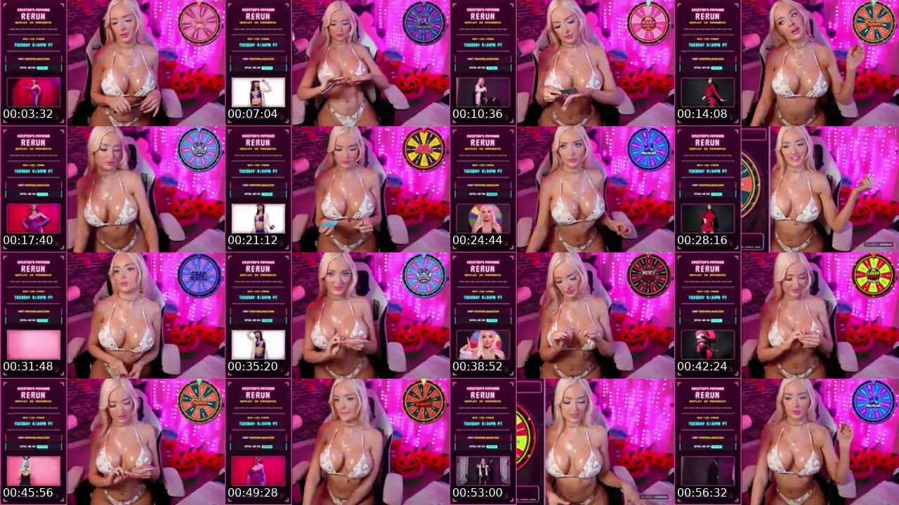 Contact-sheet preview of KristenLanae's Kick recording