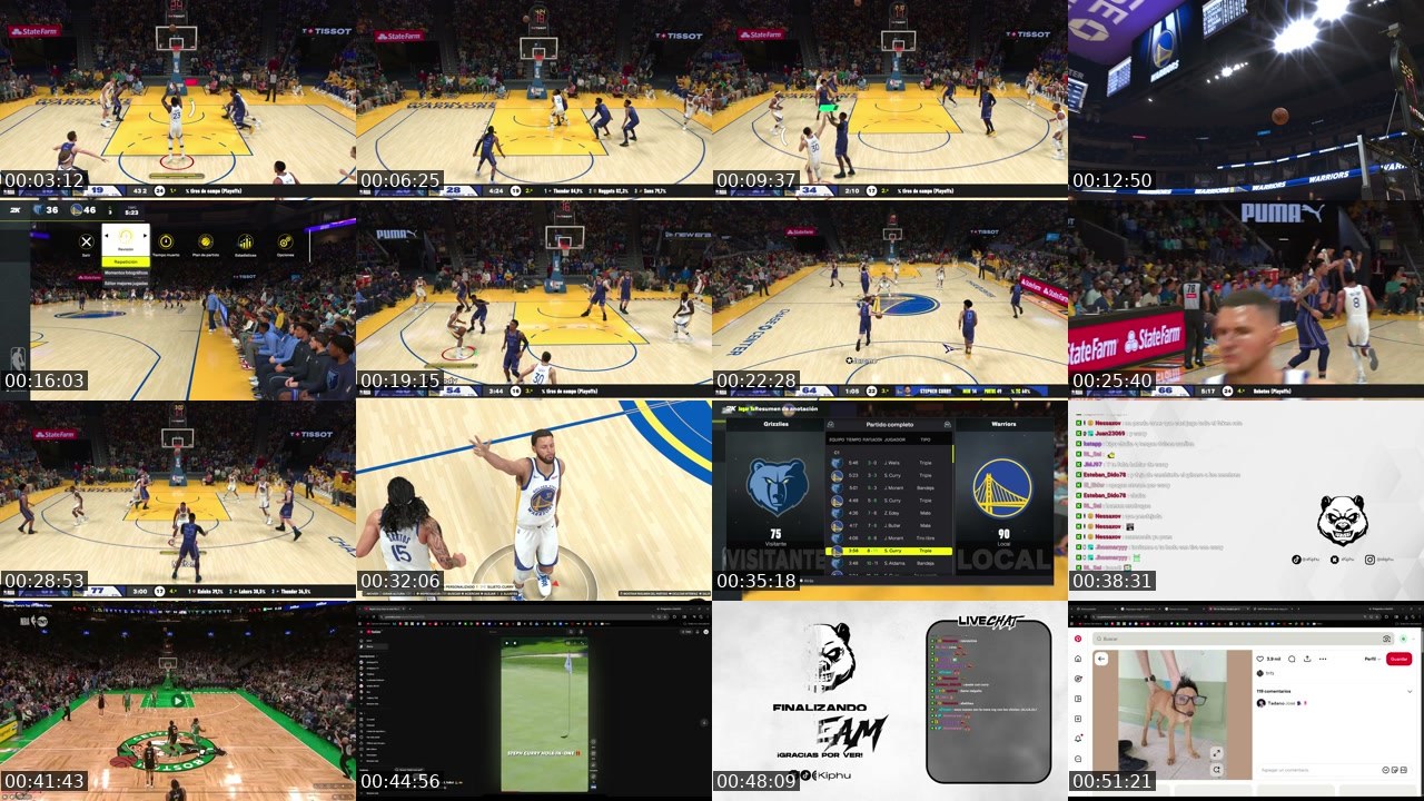 Contact-sheet preview of xKiphu's Kick recording