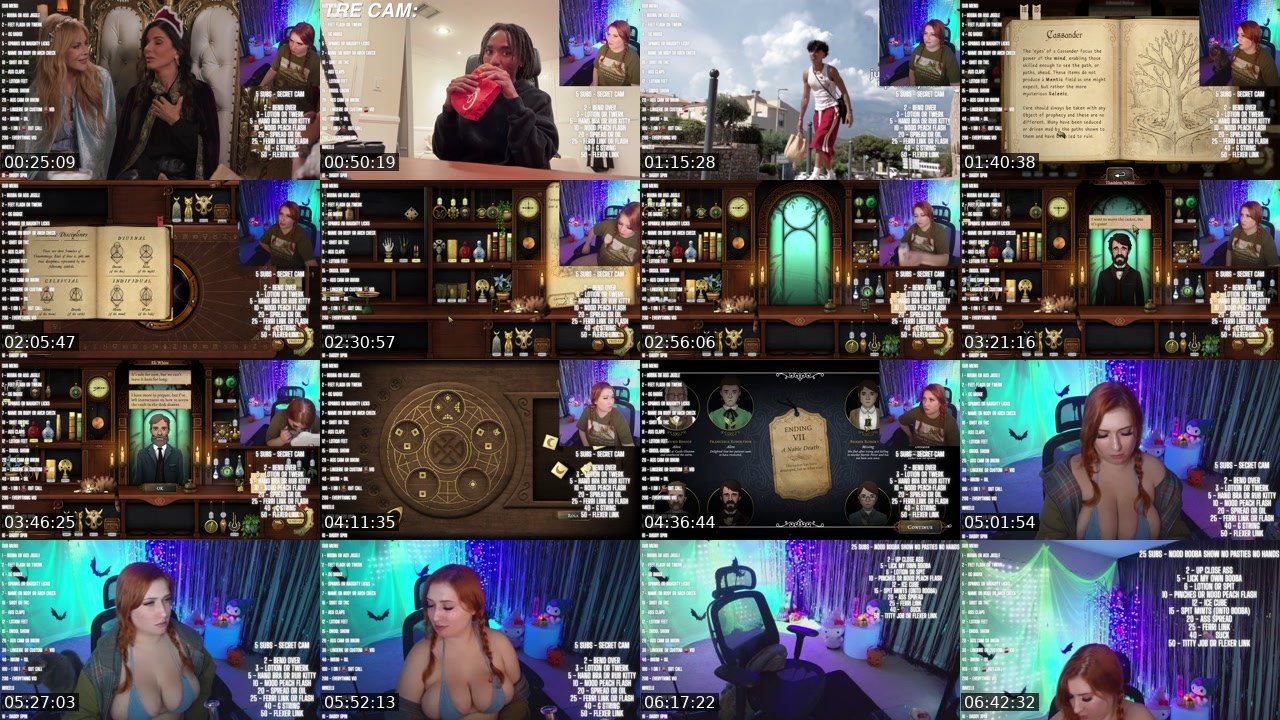 Contact-sheet preview of PeachyJade's Kick recording