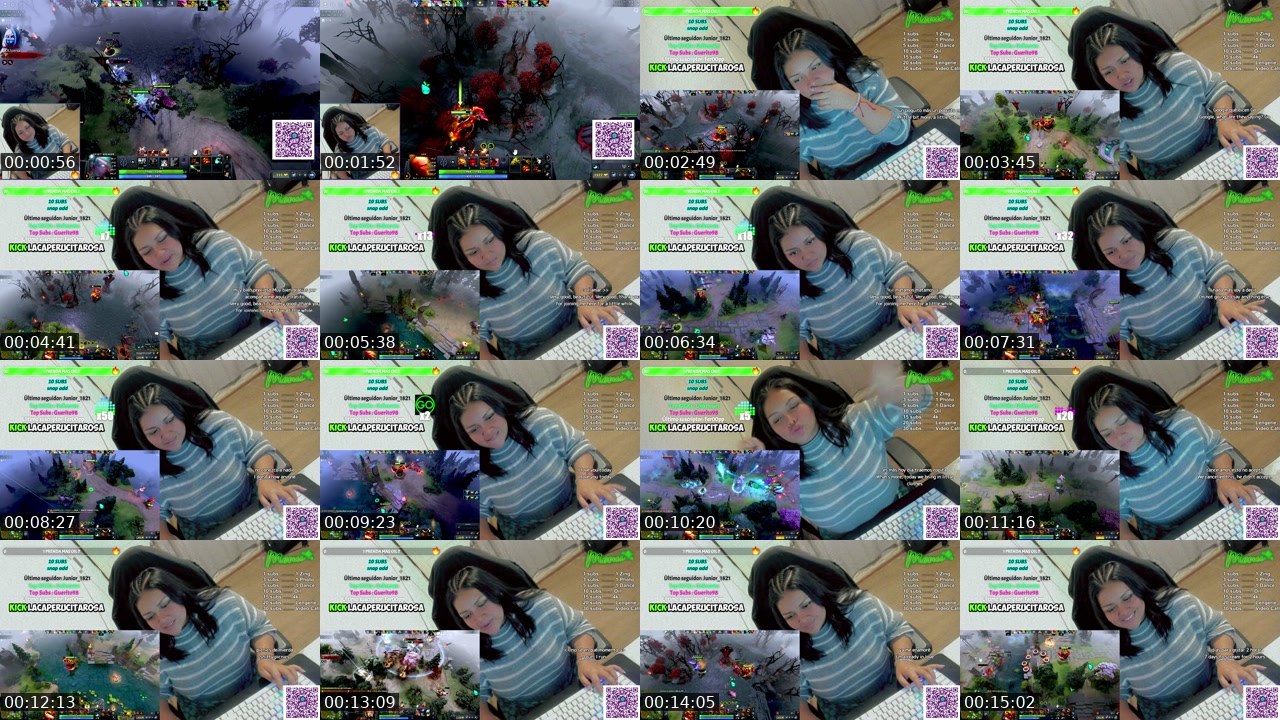 Contact-sheet preview of LaCaperucitaRosa's Kick recording
