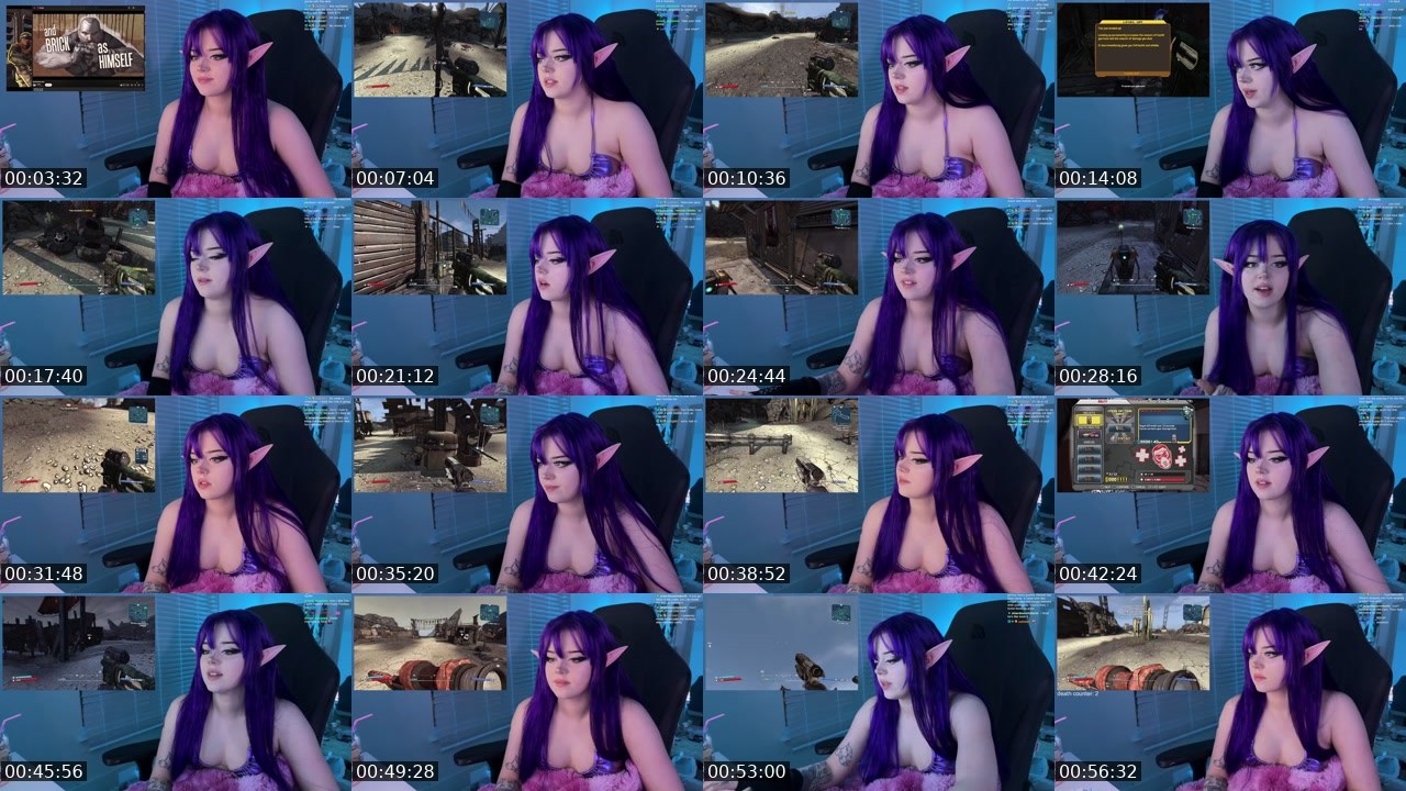 Contact-sheet preview of fenfoxTV's Kick recording