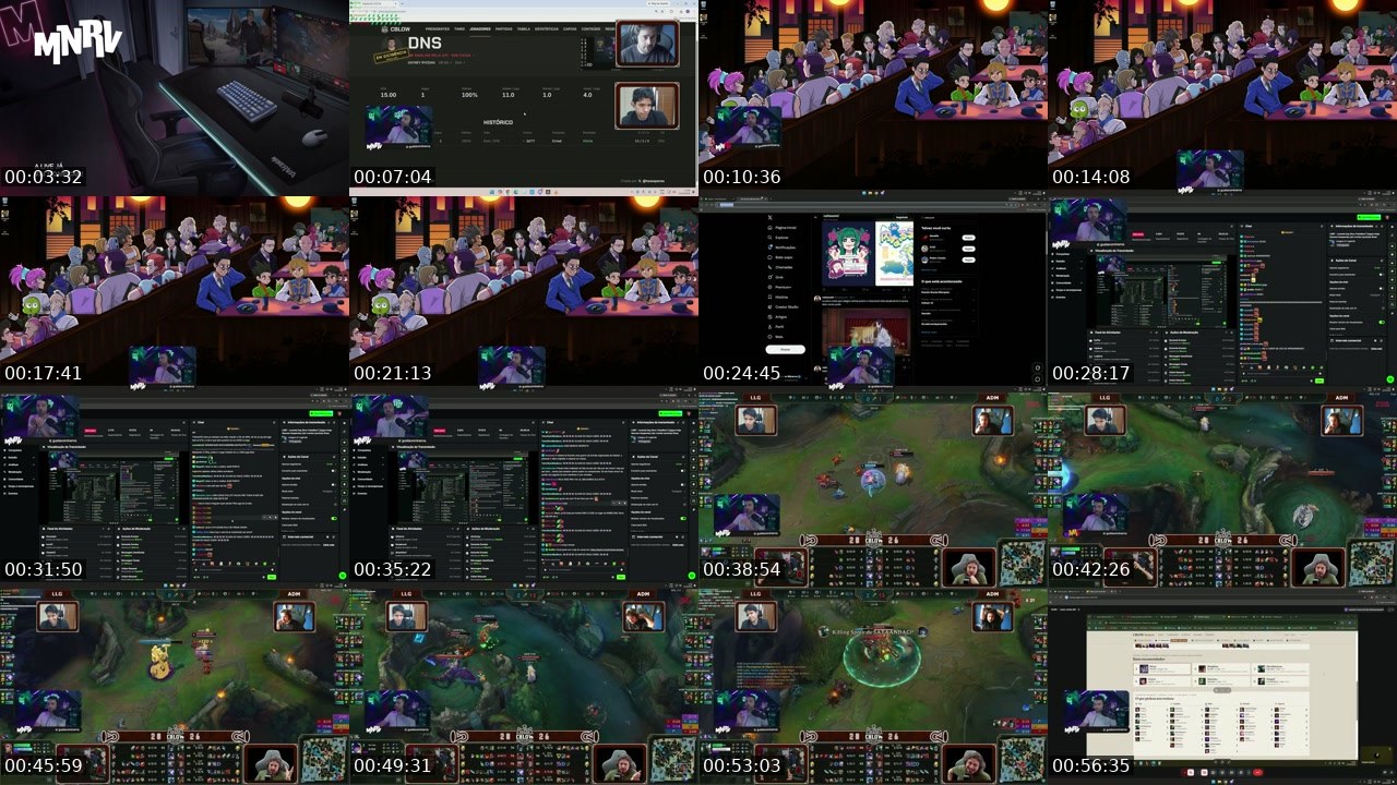 Contact-sheet preview of Minerva's Kick recording