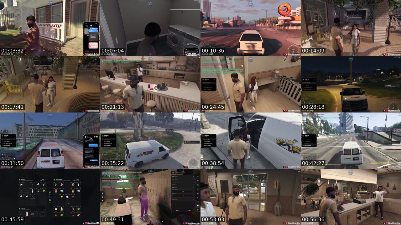 Contact-sheet preview of UncMarsh's Kick recording