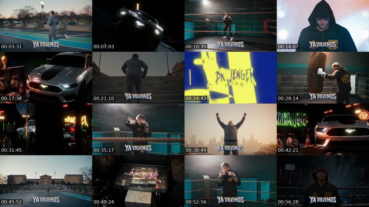Contact-sheet preview of Brunenger's Kick recording