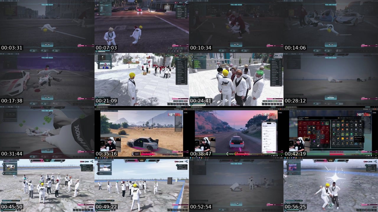 Contact-sheet preview of Senxlhai's Kick recording