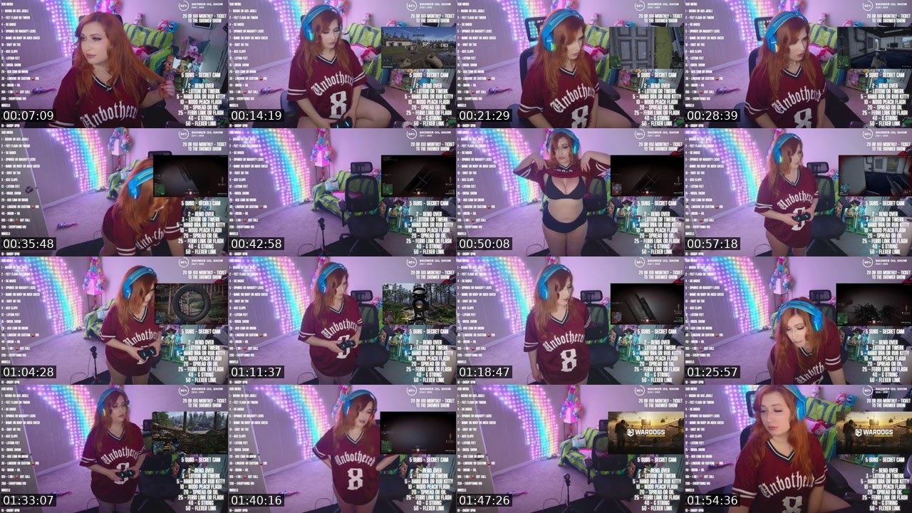 Contact-sheet preview of PeachyJade's Kick recording