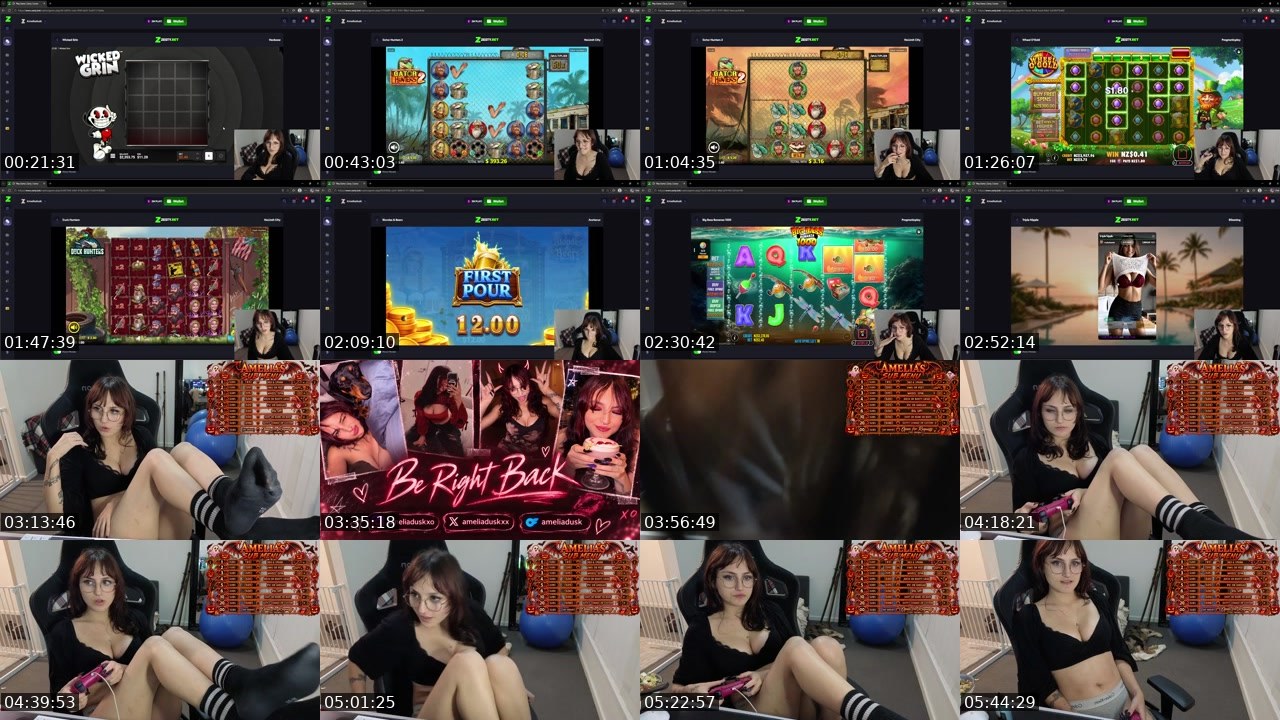 Contact-sheet preview of Ameliadusk's Kick recording