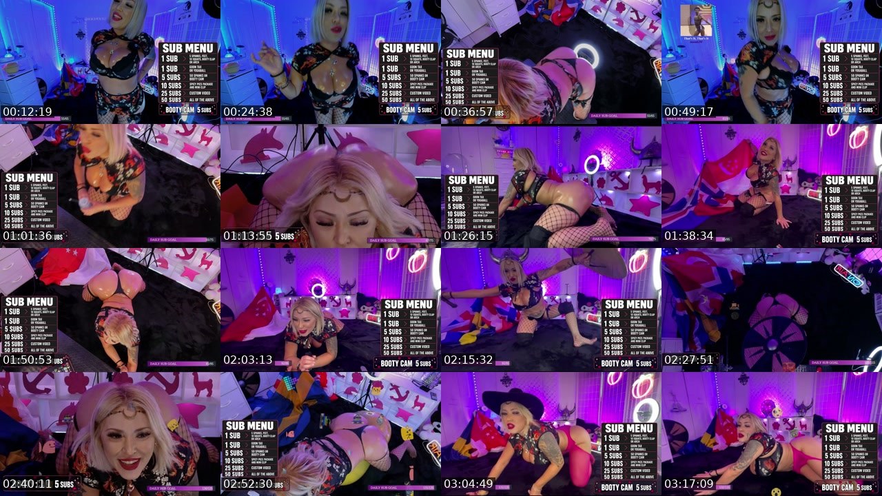 Contact-sheet preview of ladigabster's Kick recording