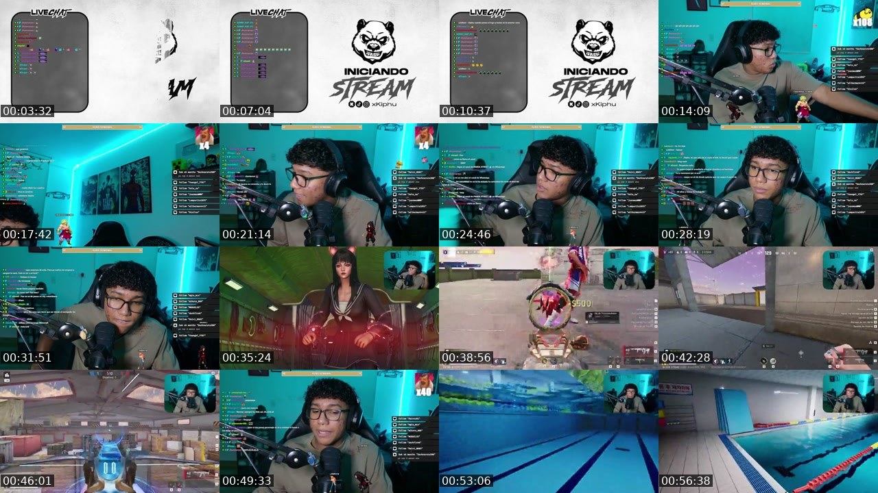 Contact-sheet preview of xKiphu's Kick recording