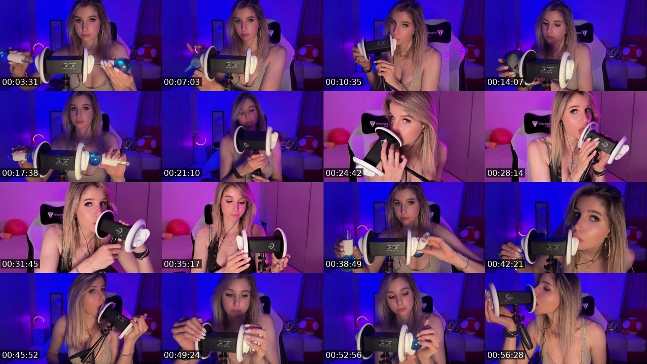 Contact-sheet preview of alinaaxblonde's Kick recording