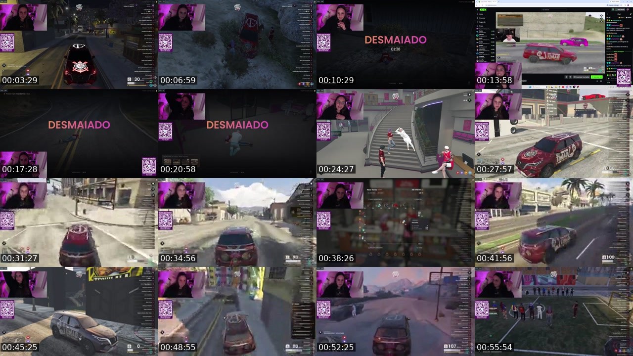 Contact-sheet preview of Narafps's Kick recording