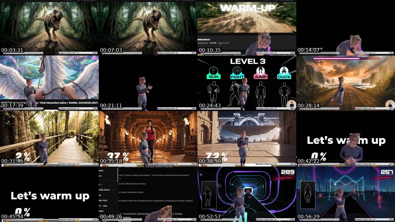 Contact-sheet preview of LXRkick's Kick recording