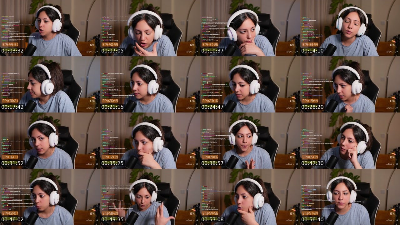 Contact-sheet preview of pixiiieow's Kick recording
