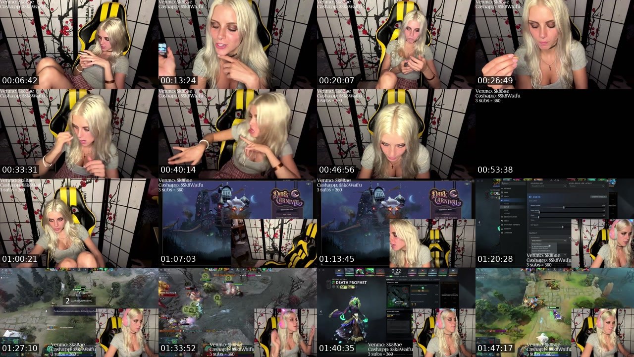 Contact-sheet preview of Sk8Bae's Kick recording