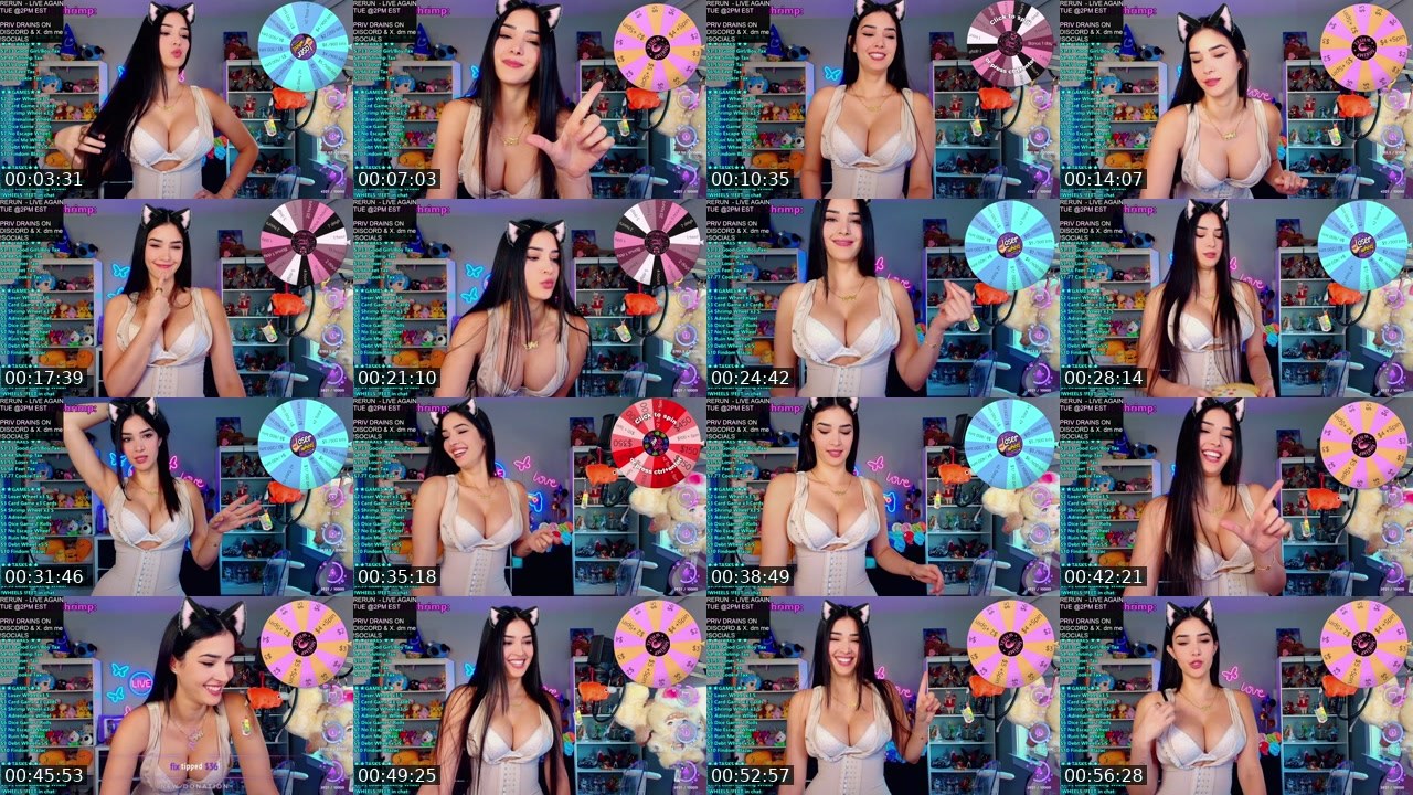 Contact-sheet preview of CinCinBear's Kick recording